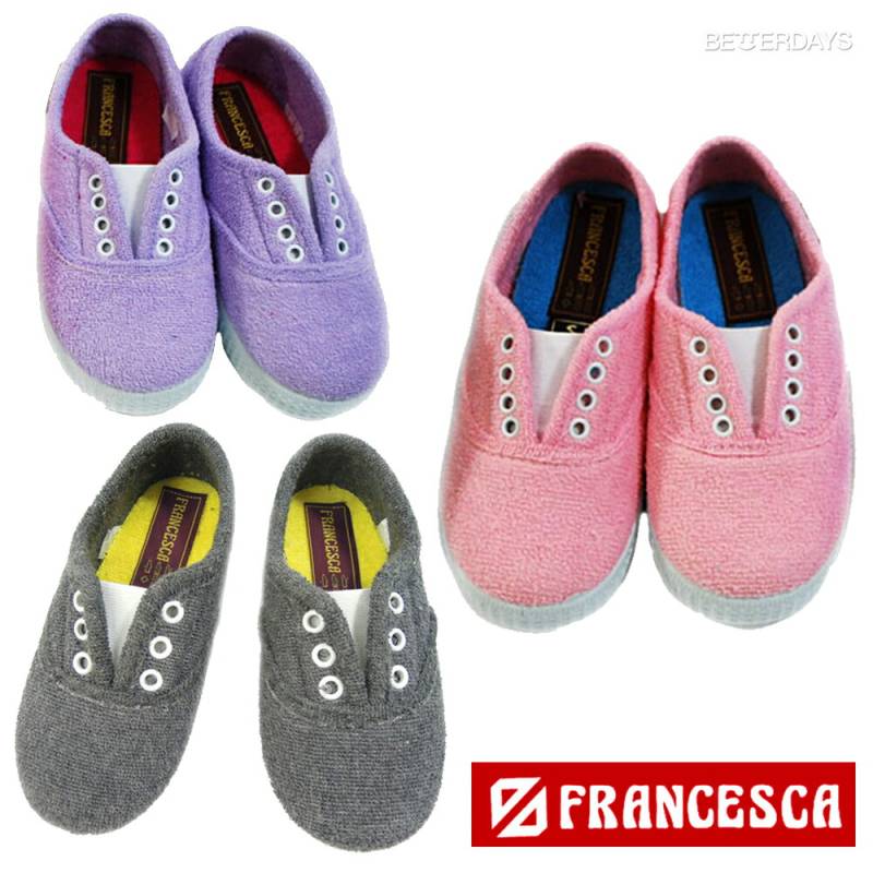 【アウトレット／50%OFF】スリッポン キッズ FRANCESCA フランチェスカ アルベローラ Francesca by Alberola パイル 紐付き ジュニア スニーカー オススメ