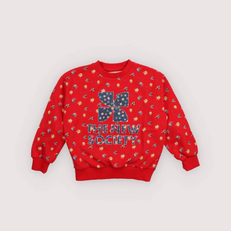 トレーナー スウェット キッズ  ザニューソサイエティ  Amapola Sweatshirt Amapola Print【国内正規品】 The New Society