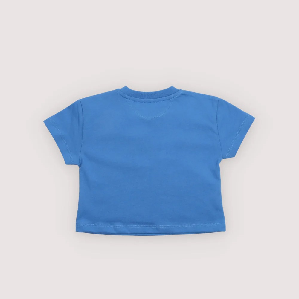 【期間限定8月1日より20%OFF SALE】　Tシャツ ベビー キッズ  ザニューソサイエティ 半袖 Tns Logo Baby T-Shirt Iris Whisper Soft Lemon【国内正規品】 The New Society