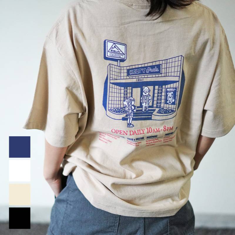 Tシャツ ケルティ ユニセックス ショップ Tシャツ KELTY SHOP S/S T-SHIRT【国内正規品】 KE26113016