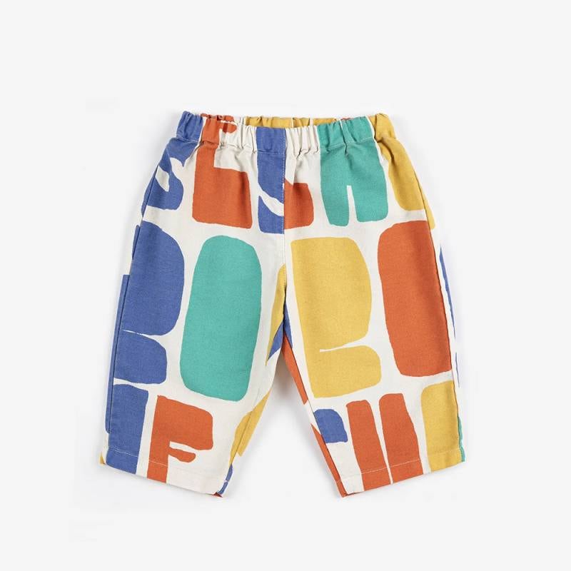 パンツ ベビー キッズ ボボ・ショーズ ズボン 長ズボン Color all over woven pants【国内正規品】 Bobo Choses B126AB114