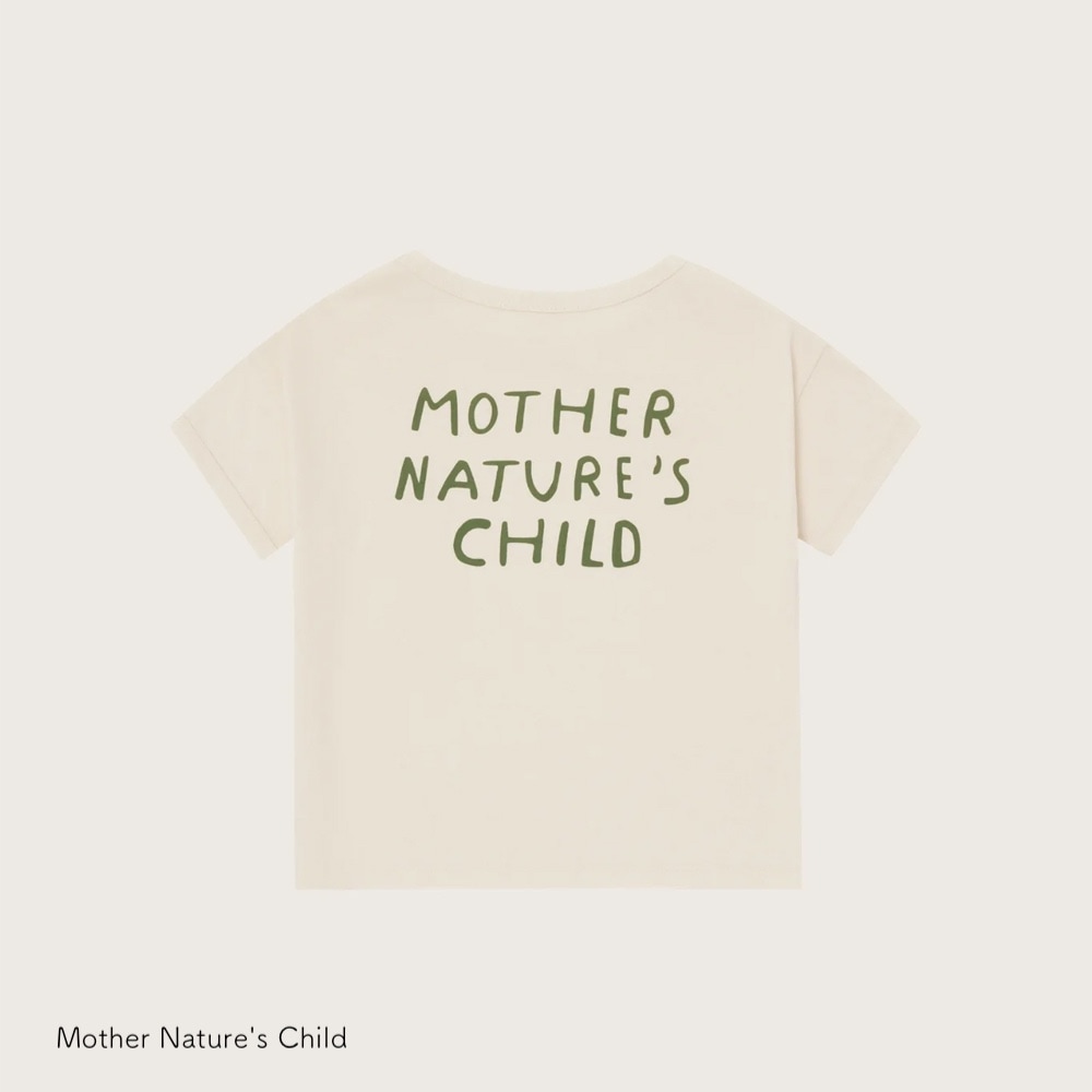 Tシャツ キッズ  ベビー オーガニックズー  Organic Zoo Mother Nature's Child Friends Of the Garden Boxy T-Shirt【国内正規品】 18naturebt 18friendbt