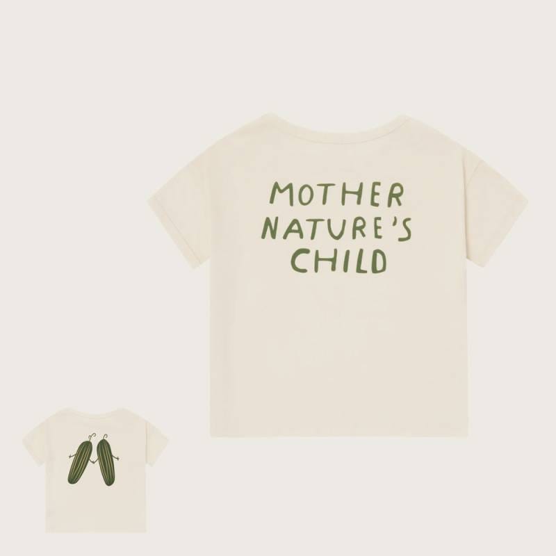 Tシャツ キッズ  ベビー オーガニックズー  Organic Zoo Mother Nature's Child Friends Of the Garden Boxy T-Shirt【国内正規品】 18naturebt 18friendbt