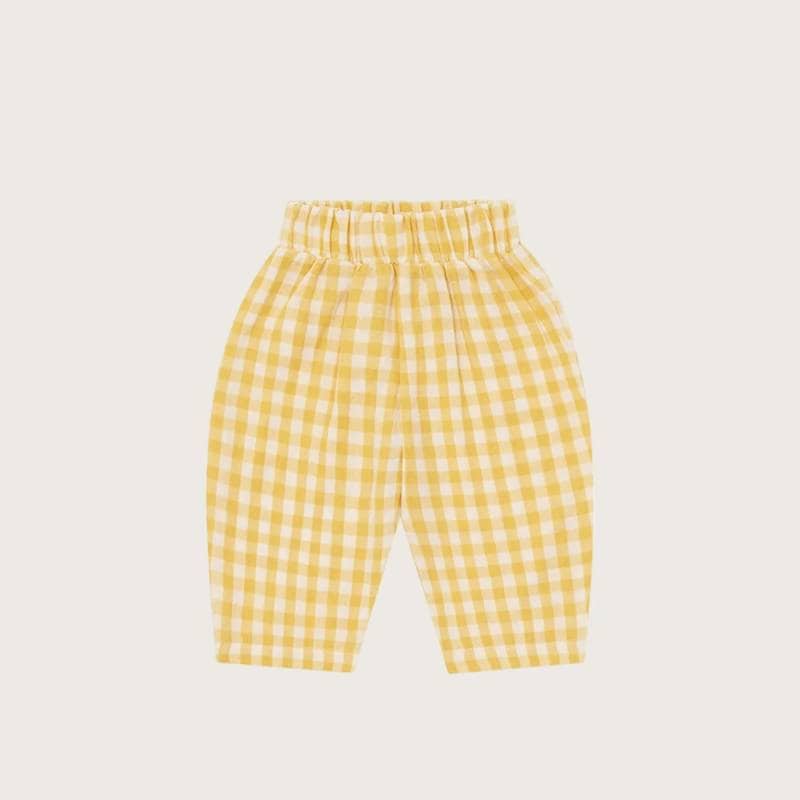 パンツ キッズ ベビー オーガニックズー Organic Zoo Honeycomb Gingham Fisherman Pants【国内正規品】 18hghfp