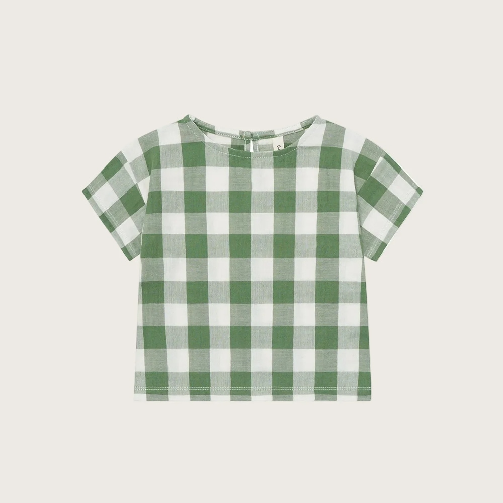 パンツ キッズ ベビー オーガニックズー Organic Zoo Dill Gingham