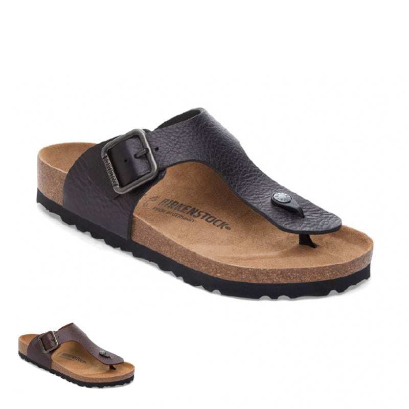 【26SS 予約 6月頃入荷予定】ラムゼス ビルケンシュトック メンズ トングサンダル レギュラー BIRKENSTOCK Ramses WB LE Vintage W Black / Roast Regular【国内正規品】1031410 1031400