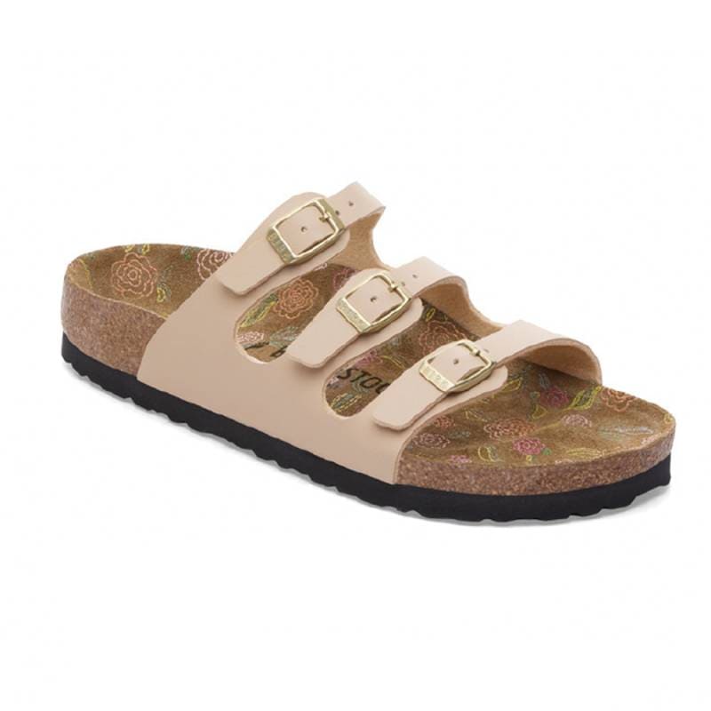 サンダル  ユニセックス ビルケンシュトック フロリダ ナロー BIRKENSTOCK Florida BF Sandcastle  FB Print Narrow【国内正規品】1031715