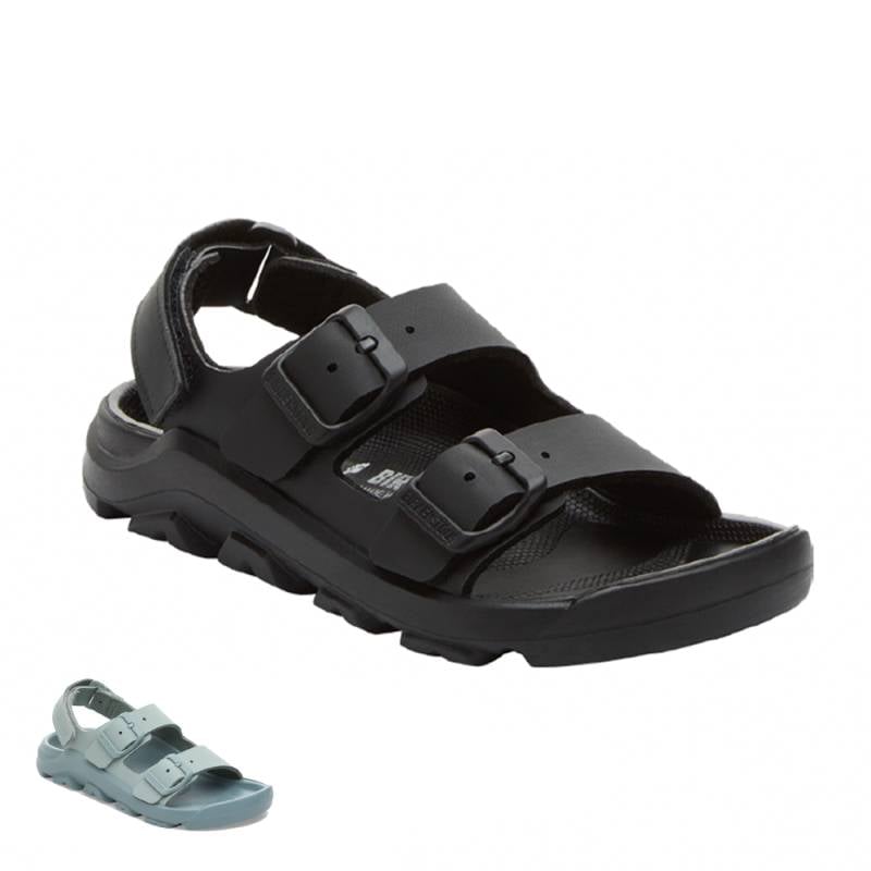 【26SS 予約 6月頃入荷予定】サンダル キッズ ビルケンシュトック モガミ ナロー BIRKENSTOCK Mogami AS Kids BF Black / Pure Sage Narrow【国内正規品】1026780 1031263