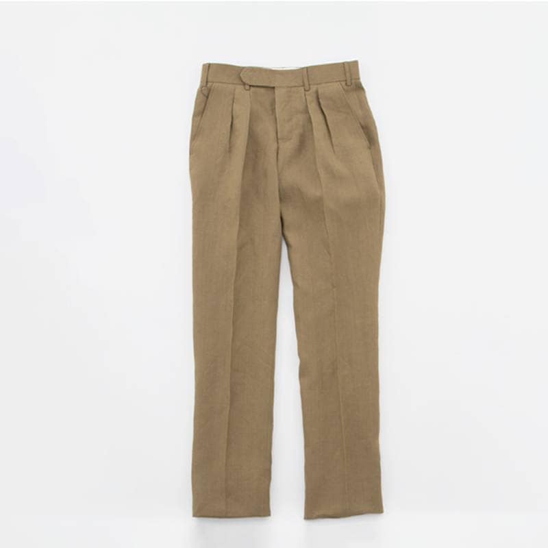 ボトムス メンズ パンツ アイリッシュリネン トラウザーズ ベルトループ CORDINGS IRISH LINEN TROUSERS TRJ519【MENS】