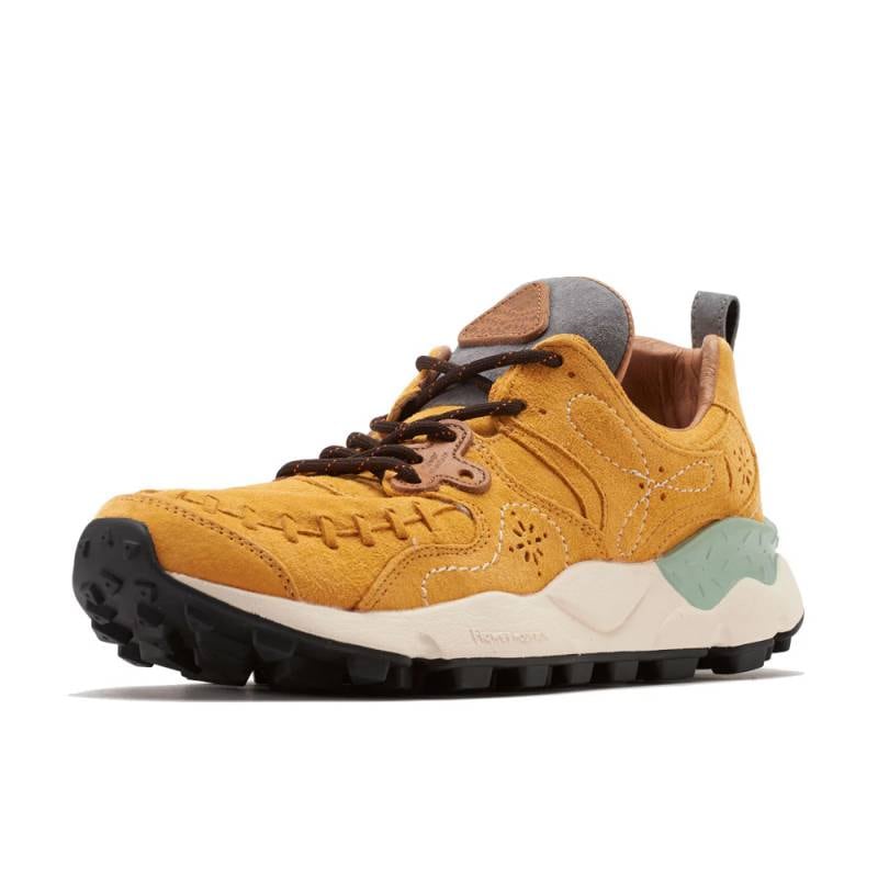 スニーカー ユニセックス ヤマノ フラワーマウンテン FLOWER MOUNTAIN YAMANO Yellow【国内正規品】FM01002