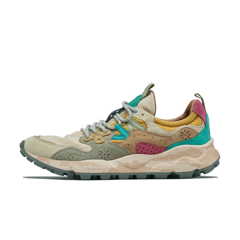 スニーカー ユニセックス ヤマノ3 フラワーマウンテン 10周年 FLOWER MOUNTAIN YAMANO3 Vanilla/Pink 10th Anniversary special color【国内正規品】FM63833