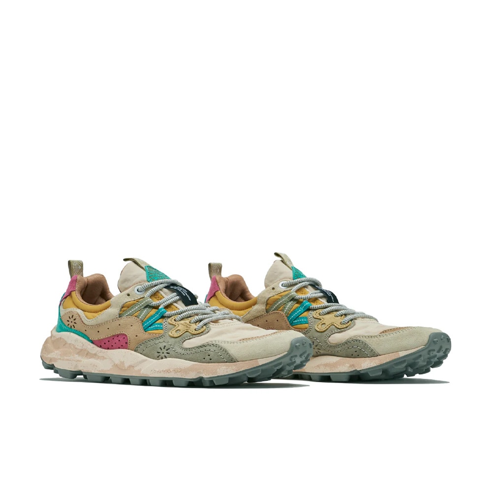 スニーカー ユニセックス ヤマノ3 フラワーマウンテン 10周年 FLOWER MOUNTAIN YAMANO3 Vanilla/Pink 10th Anniversary special color【国内正規品】FM63833
