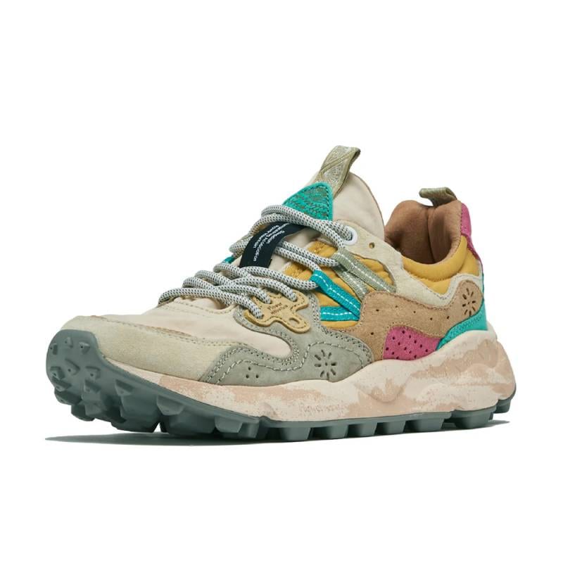 スニーカー ユニセックス ヤマノ3 フラワーマウンテン 10周年 FLOWER MOUNTAIN YAMANO3 Vanilla/Pink 10th Anniversary special color【国内正規品】FM63833