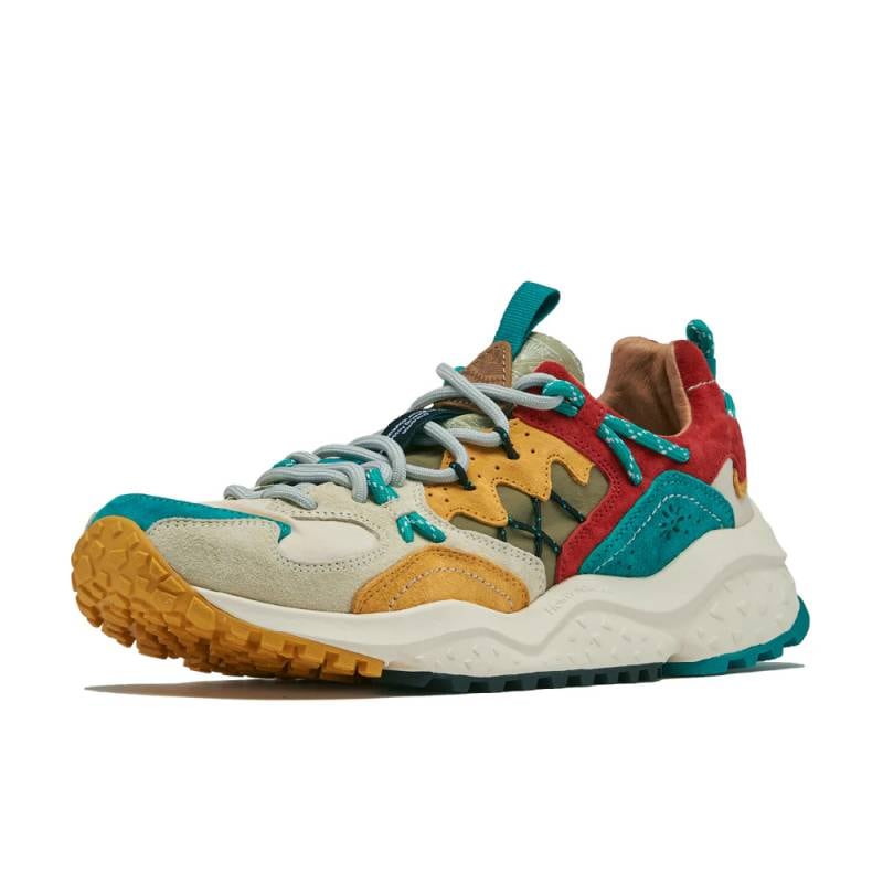 スニーカー ユニセックス ヤマブシ フラワーマウンテン 10周年 FLOWER MOUNTAIN YAMABUSHI Yellow/Teal/Rust 10th Anniversary special color【国内正規品】FM125027