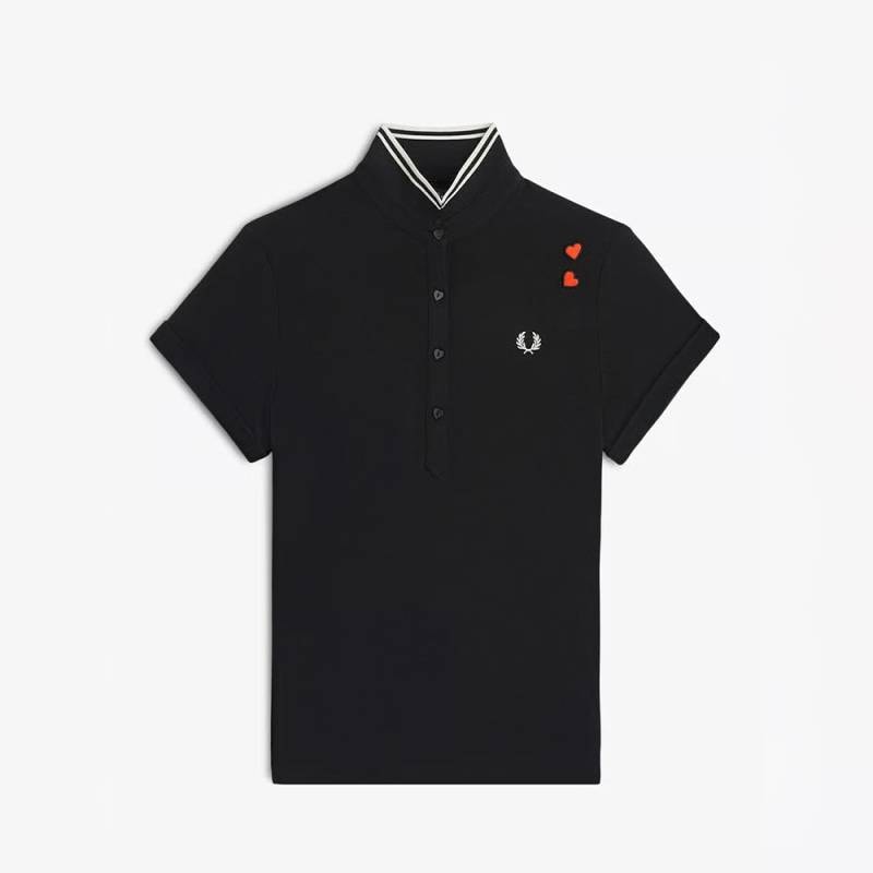 フレッドペリー  ポロシャツ レディース エイミーワインハウス 半袖 FRED PERRY Amy Winehouse Tipped Polo Shirt【国内正規品】SG2130