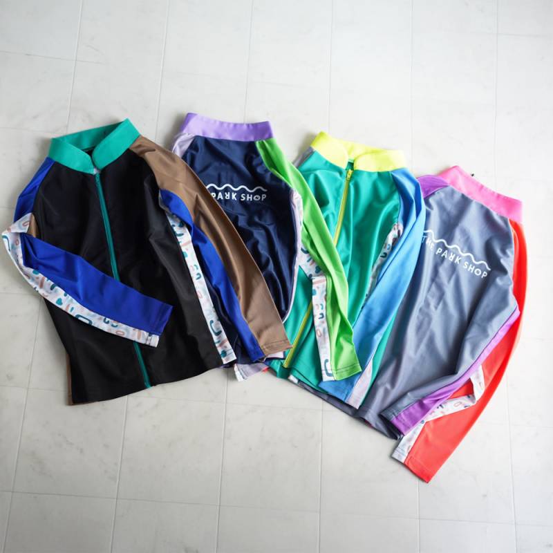 ラッシュガード  キッズ ザ・パークショップ 水着 長袖 THE PARK SHOP TROPICAL PARK RASH L/SL 115-145cm 【国内正規品】 tps-921