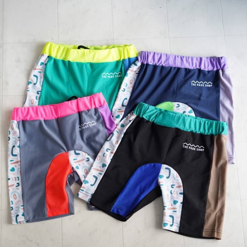 ショーツ ラッシュガード  キッズ ザ・パークショップ 水着  THE PARK SHOP TROPICAL PARK RASH SHORTS 115-145cm 【国内正規品】 tps-923