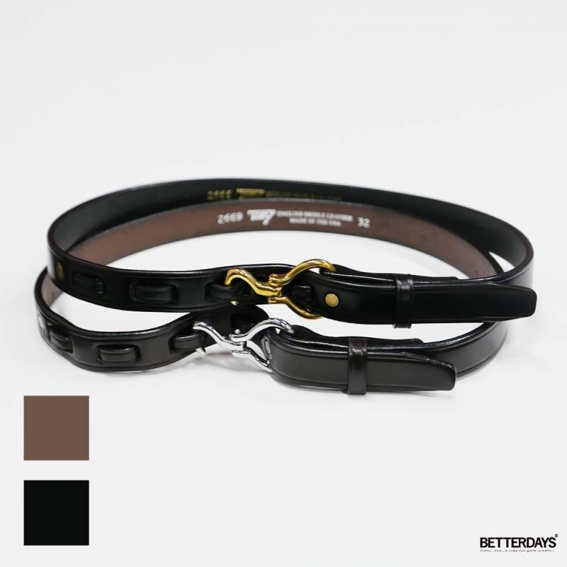 ベルト メンズ ユニセックス TORY LEATHER 2669 MINI HOOF PICK BELT HAVANA/NICKEL ミニ フーフ ピック ベルト トリーレザー 【国内正規品】