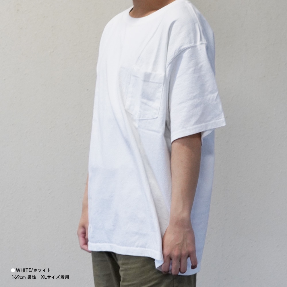 専用【21SS☆国内正規品】SS TEE / hug / WHITE Tシャツ グッドウェア ポケット付き ユニセックス 半袖 MADE IN USA