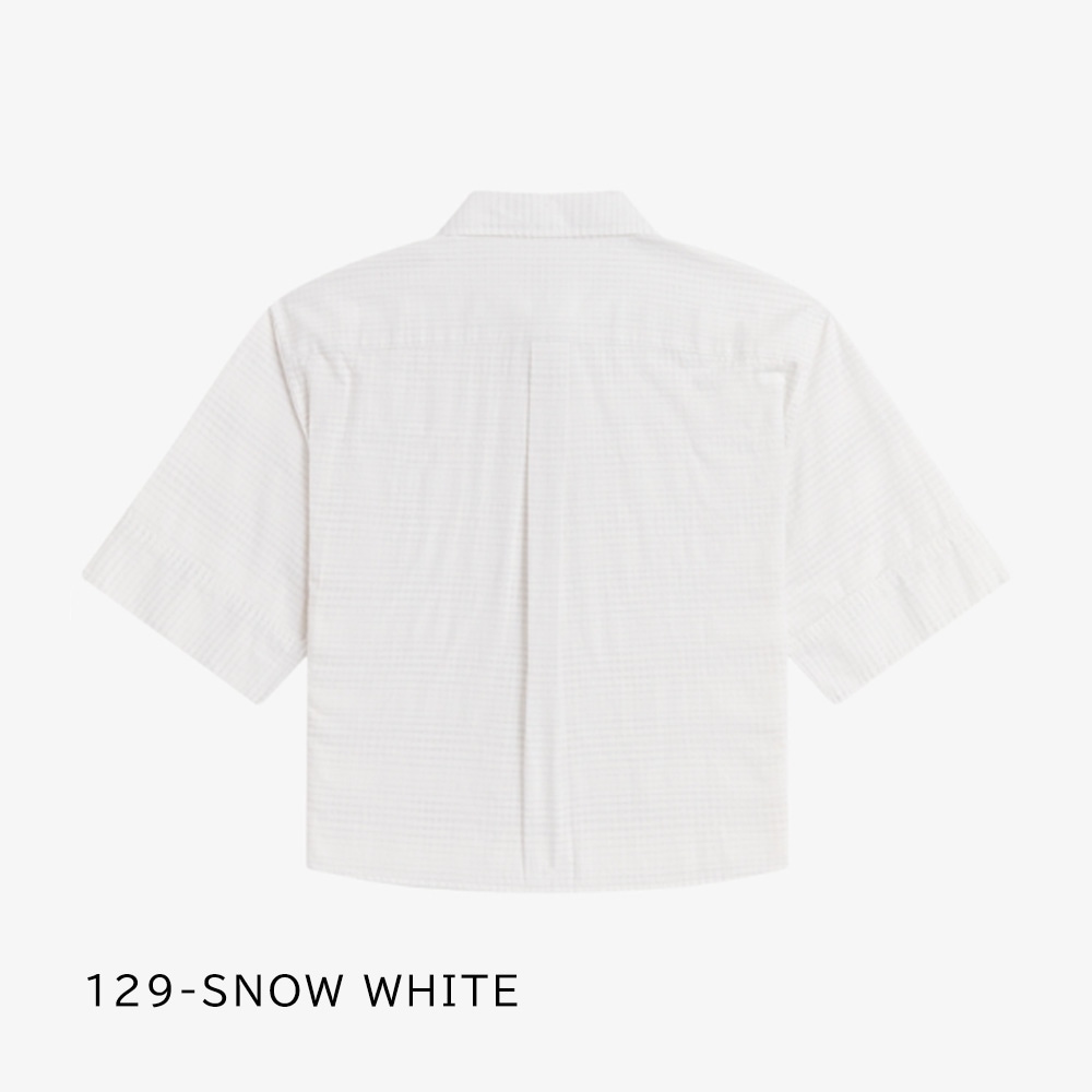 フレッドペリー  シャツ レディース 半袖 FRED PERRY OPEN WEAVE CHEQUERBOARD SHIRT 【国内正規品】G2188