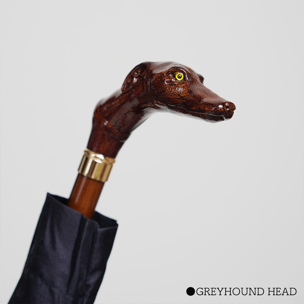 折り畳み傘 ユニセックス アニマルヘッド フォックスアンブレラズ  雨用 FOX UMBRELLAS TL7 Brown Edition Animal Head【国内正規品】 