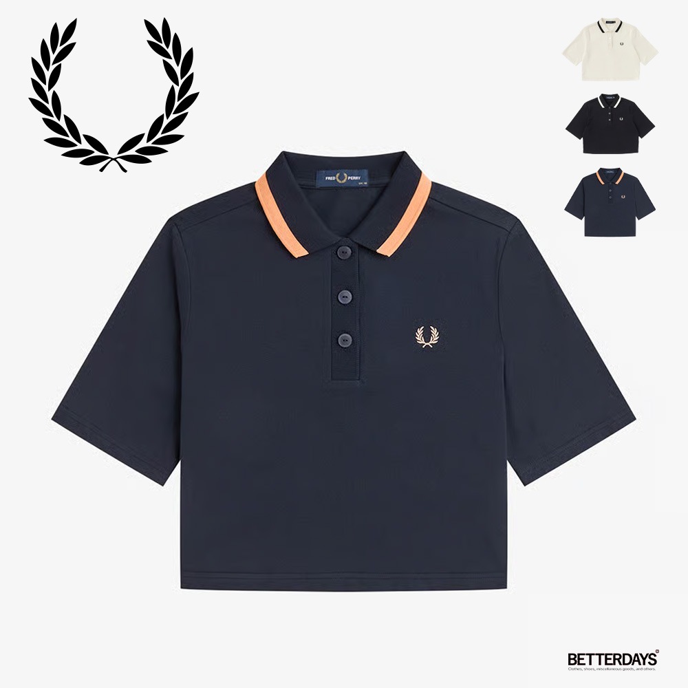 フレッドペリー ポロシャツ レディース  Bold Tipped Polo Shirt G2182 半袖 【国内正規品】