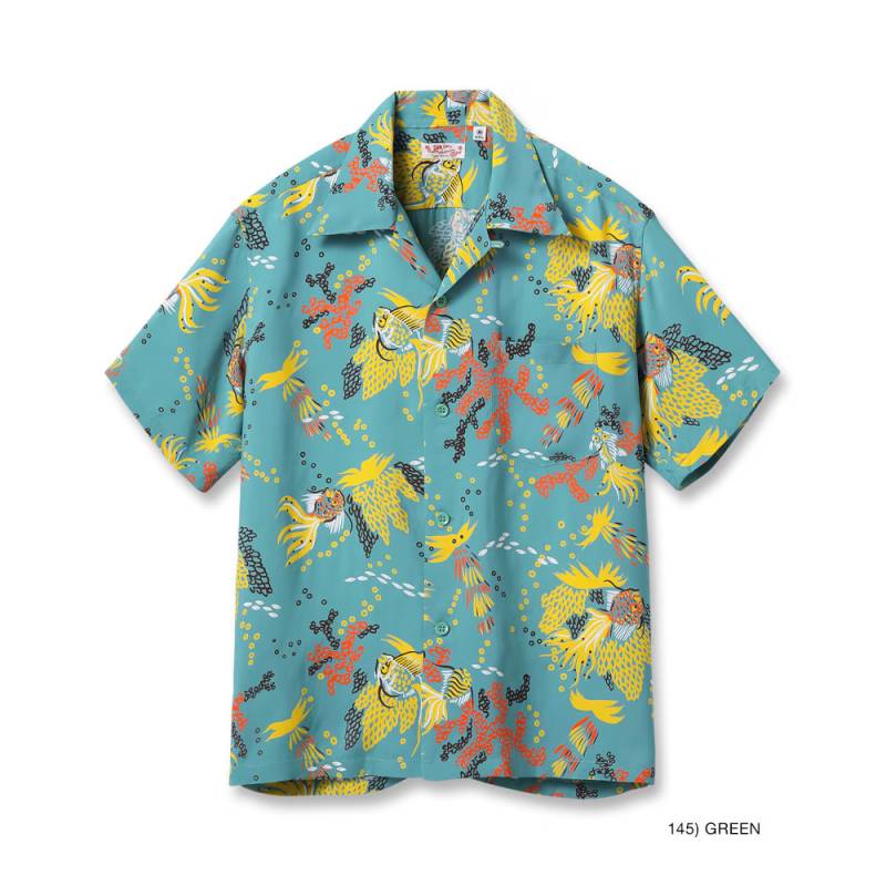 【2026年春夏入荷予定】 アロハシャツ メンズ ユニセックス サンサーフ  SUN SURF Lot No. SS39626 / RAYON HAWAIIAN SHIRT “TROPICAL FISH”