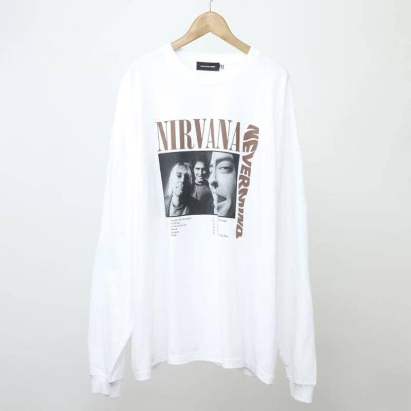 【26AW 予約】ロングTシャツ  ユニセックス ロンT バンT ニルヴァーナ グッドロックスピード NIRVANA LS shirts GOOD ROCK SPEED【国内正規品】26NVN203W