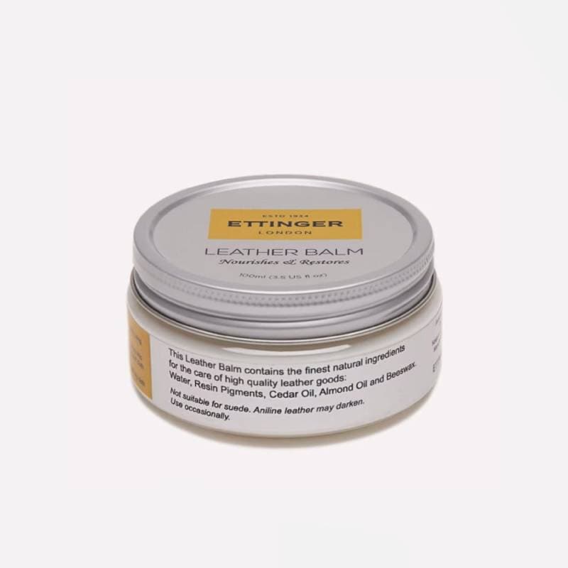 【26SS 予約】 エッティンガー レザーバーム  メンテナンス レザー用  ワックス クリーム ETTINGER LEATHER BALM 【国内正規品】NLB001