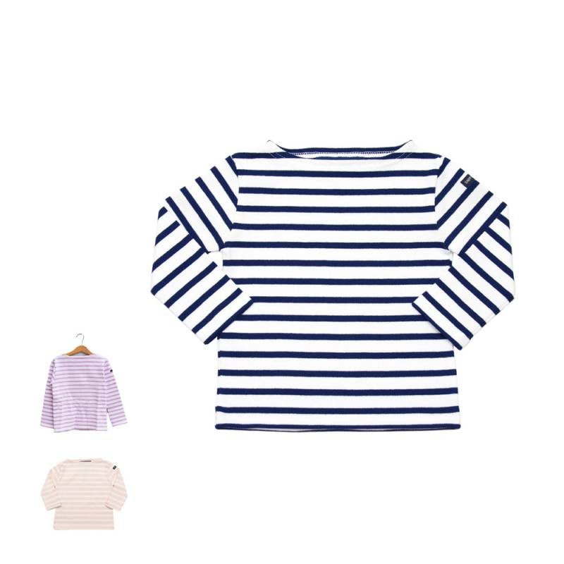 ウェッソン キッズ ボートネック シャツ カットソー セントジェームス ボーダー SAINT JAMES【国内正規品】OUESSANT ENFANT