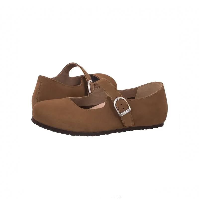 【26AW 予約】 ビルケンシュトック サンタクラリタ シューズ ヌバックレザー レディース ナロー  BIRKENSTOCK Santa Clarita LENB【国内正規品】 23-25cm