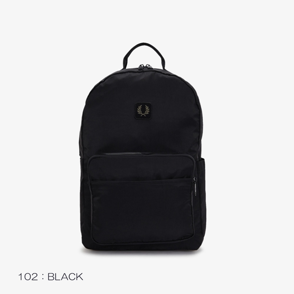 フレッドペリー  リュックサック ユニセックス バックパック FRED PERRY CRINKLE NYLON BACKPACK 【国内正規品】 L3339