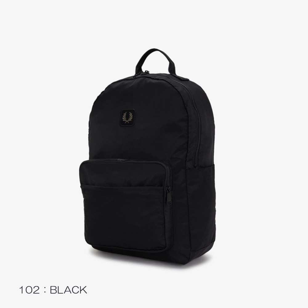 フレッドペリー  リュックサック ユニセックス バックパック FRED PERRY CRINKLE NYLON BACKPACK 【国内正規品】 L3339