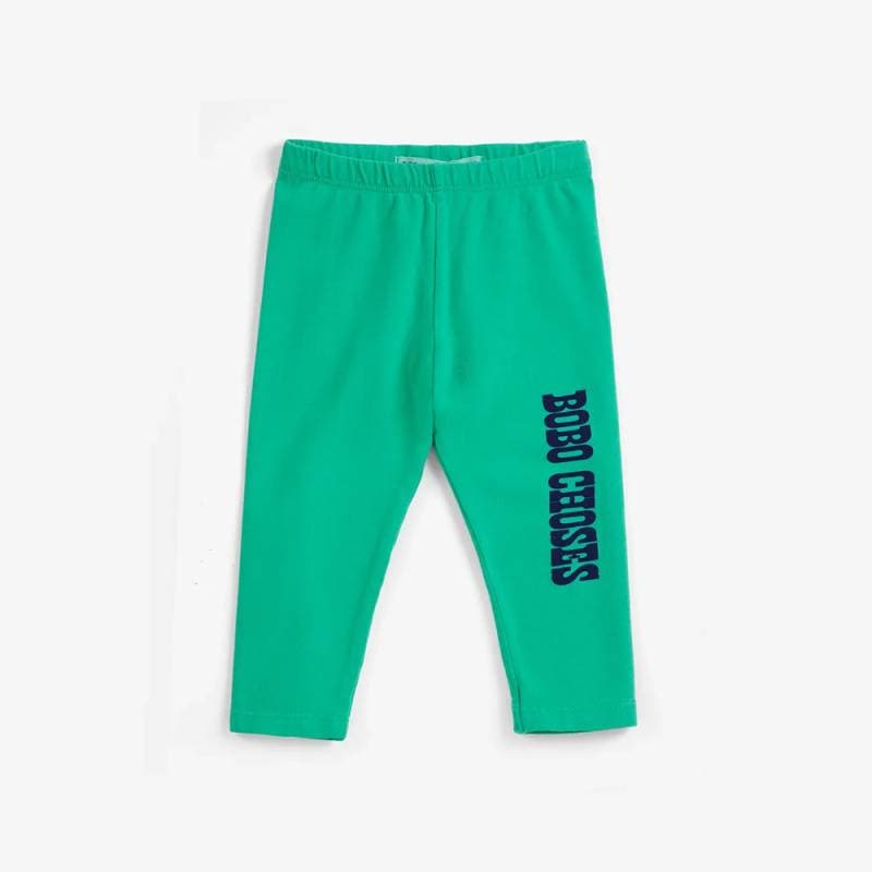 レギンス ベビー ボボ・ショーズ スパッツ パンツ Pop baby green leggings【国内正規品】 Bobo Choses B226AB067