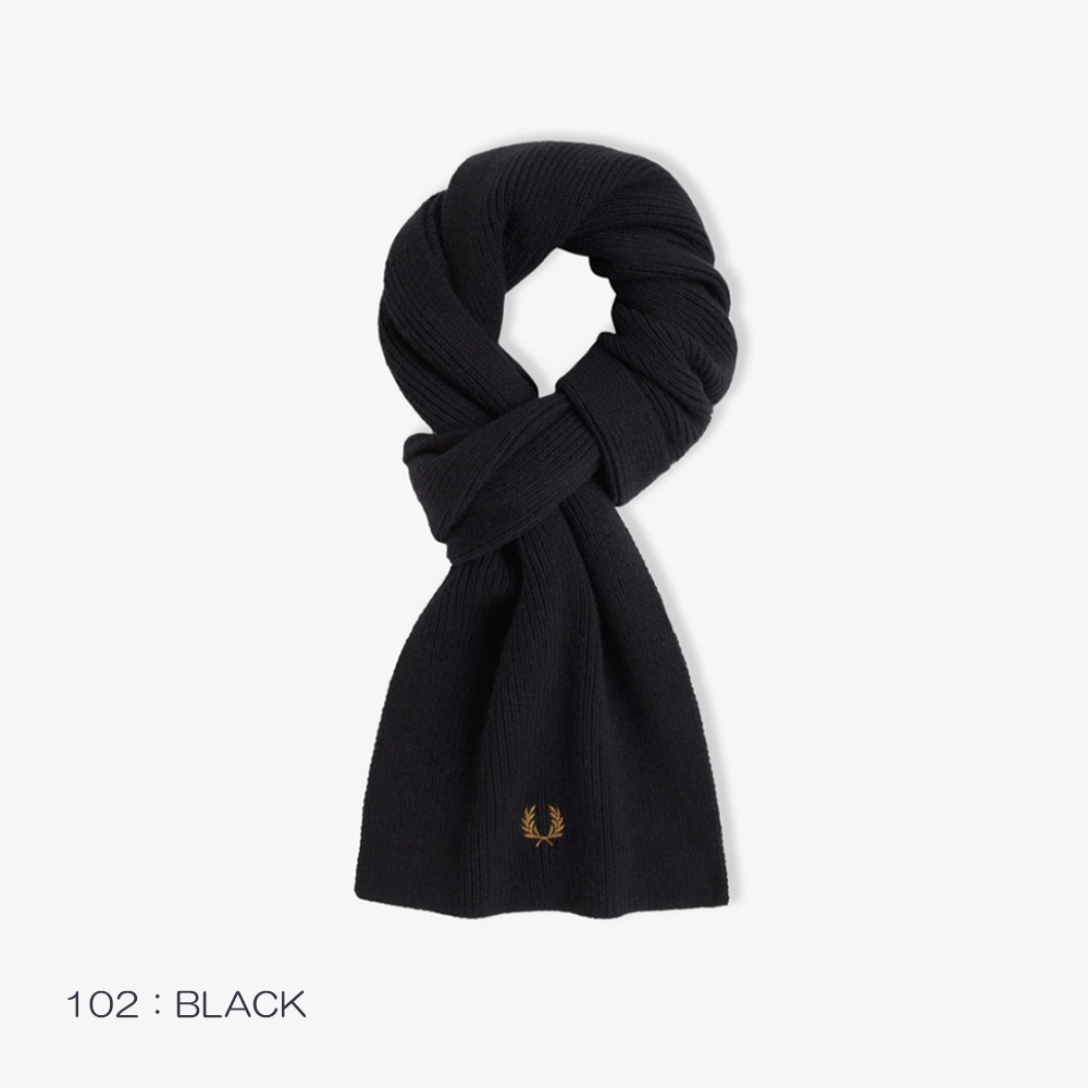 マフラー メンズ レディース フレッドペリー ユニセックス フレッドペリー ウール FRED PERRY CLASSIC WOOL SCARF 【国内正規品】 C3307