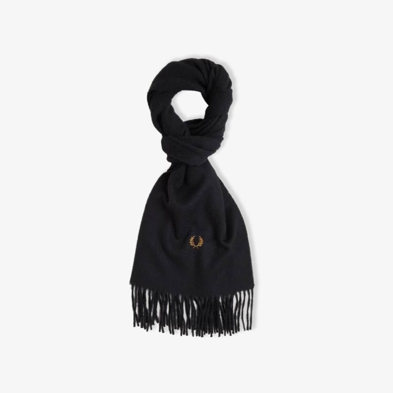 【26AW 予約】 マフラー メンズ レディース フレッドペリー ユニセックス フレッドペリー スカーフ FRED PERRY PLAIN WOVEN SCARF 【国内正規品】 C3320