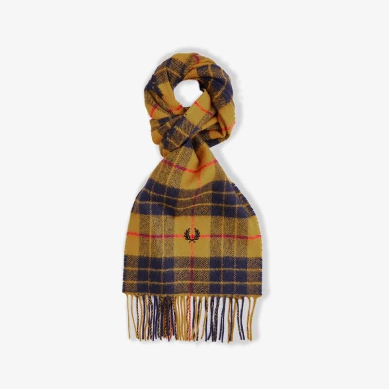【26AW 予約】 マフラー メンズ レディース フレッドペリー ユニセックス フレッドペリー ストール FRED PERRY LAMBSWOOL SCARF 【国内正規品】 C3338