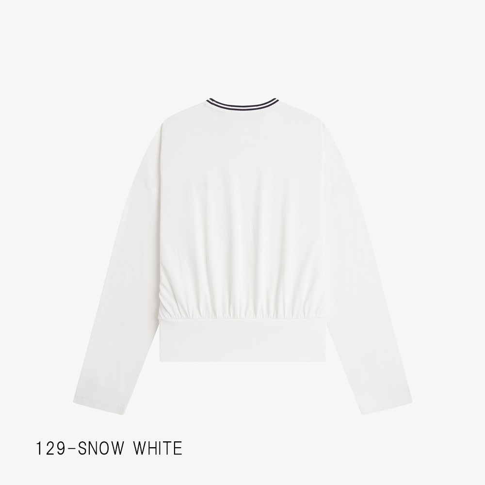 【26AW 予約】フレッドペリー レディース ツインティップド Tシャツ 長袖 FRED PERRY TWIN TIPPED L/S T-SHIRT 【国内正規品】 G3133