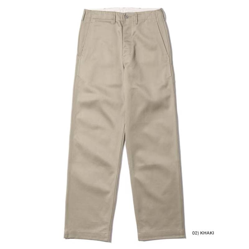 【26AW 一部予約】チノパン メンズ バズリクソンズ ボトムス パンツ BUZZ RICKSON'S Lot No. M43036 / EARLY MILITARY CHINOS 1942 MODEL (NON WASH)