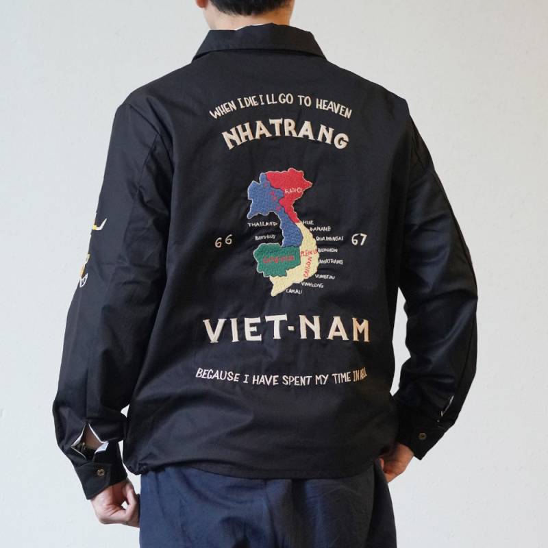 テーラー東洋 ジャケット ベトジャン ベトナムジャンパー   TAILOR TOYO  Lot No. TT15977 / Mid 1960s Style Cotton Vietnam Jacket “VIETNAM MAP” 