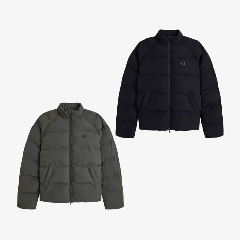 ブルゾン メンズ フレッドペリー パデッドジャケット  FRED PERRY RAGLAN SLEEVE PADDED JACKET 【国内正規品】 J1309