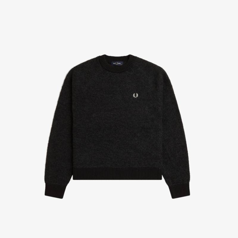 ニット レディース フレッドペリー セーター クルーネック  FRED PERRY BRUSHED CREW NECK JUMPER 【国内正規品】 K3164