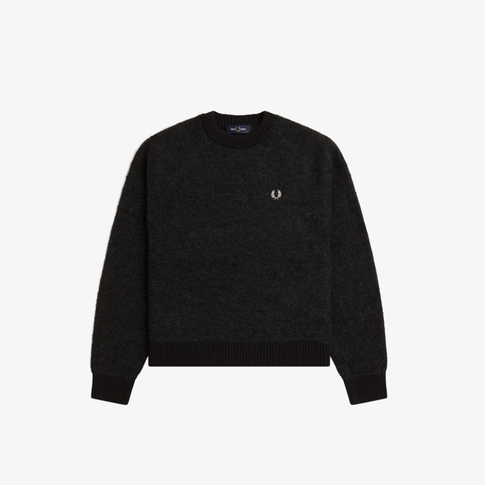 【26AW 予約】 ニット レディース フレッドペリー セーター クルーネック  FRED PERRY BRUSHED CREW NECK JUMPER 【国内正規品】 K3164