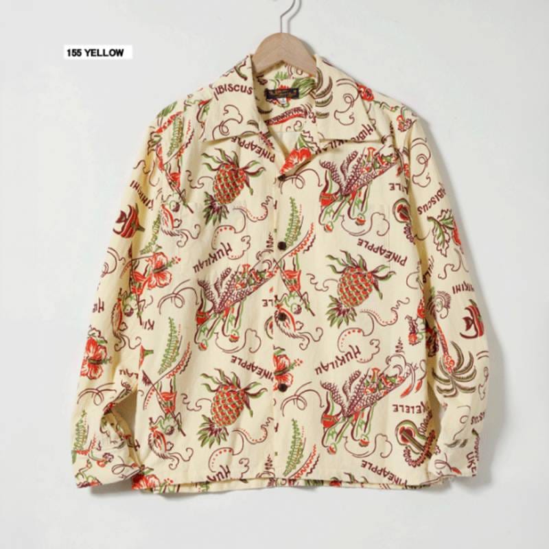 26AW 予約】コーデュロイ オープンシャツ アロハ ロングスリーブ