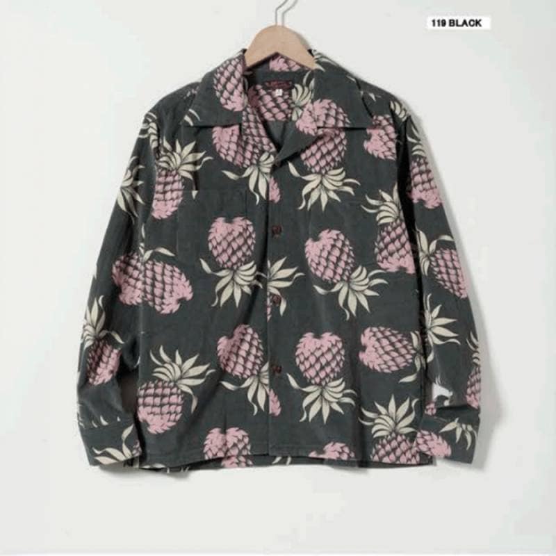 【26AW 予約】コーデュロイ オープンシャツ アロハ ロングスリーブ メンズ サンサーフ 長袖 DUKE'S PINEPPLE CORDUROY L/S OPEN SHIRT SUN SURF  SS29792