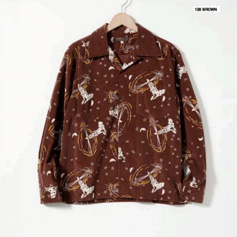 【26AW 予約】コーデュロイ オープンシャツ アロハ ロングスリーブ メンズ サンサーフ 長袖 THE LIGHTHOUSE CORDUROY L/S OPEN SHIRT SUN SURF  SS29791
