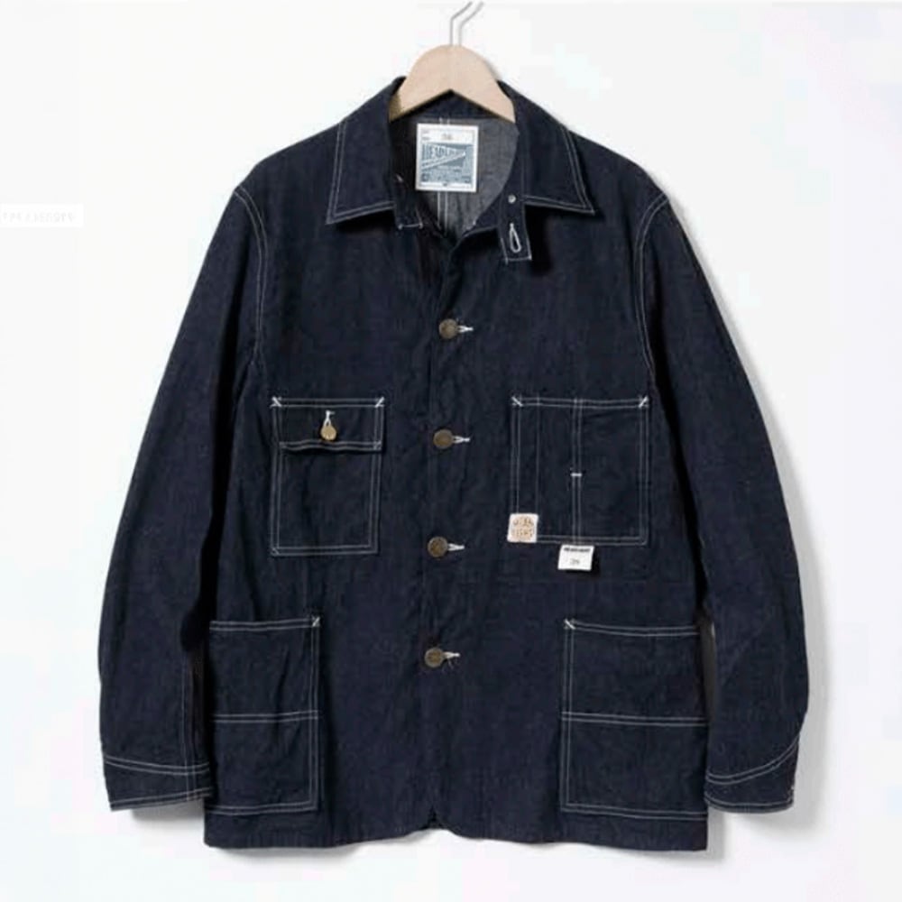 26AW 予約】デニムカバーオール メンズ ヘッドライト ワークコート