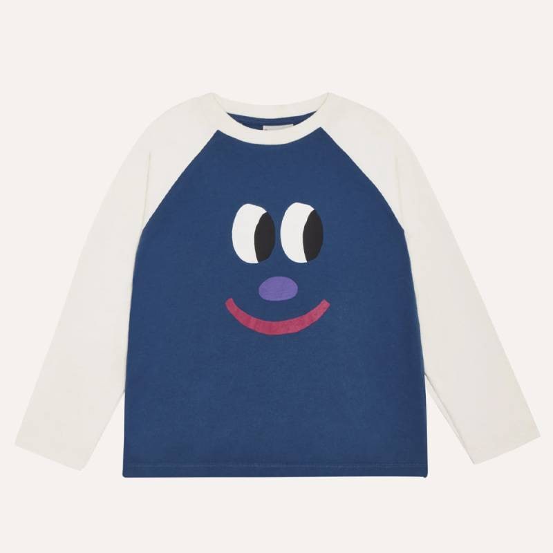 ラグランTシャツ キッズ  ベビー  ザ カンパメント ロンT Smiling Face Color Block Tshirt【国内正規品】The Campamento TC-AW26-20