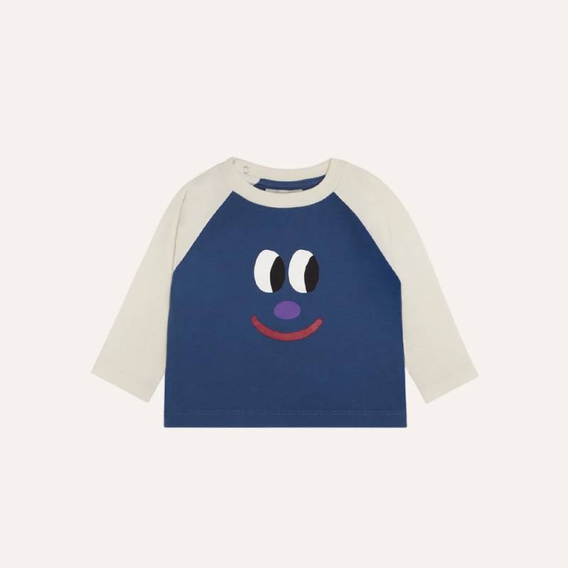 ラグランTシャツ キッズ  ベビー  ザ カンパメント ロンT Smiling Face Baby Tshirt【国内正規品】The Campamento TC-AW26-BABY-09