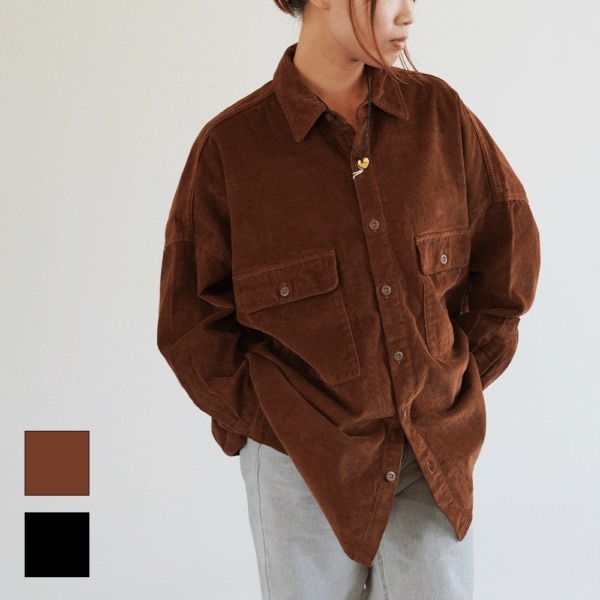 コーデュロイシャツ レディース ユニセックス ランサー クロージング コーポレーション LANCER CLOTHING CORPORATION【国内正規品】LCMD-122